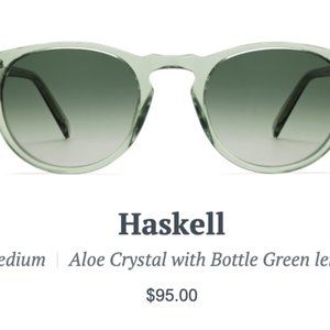 Warby Parker Haskell Sunglasses - 100% UV  - Green